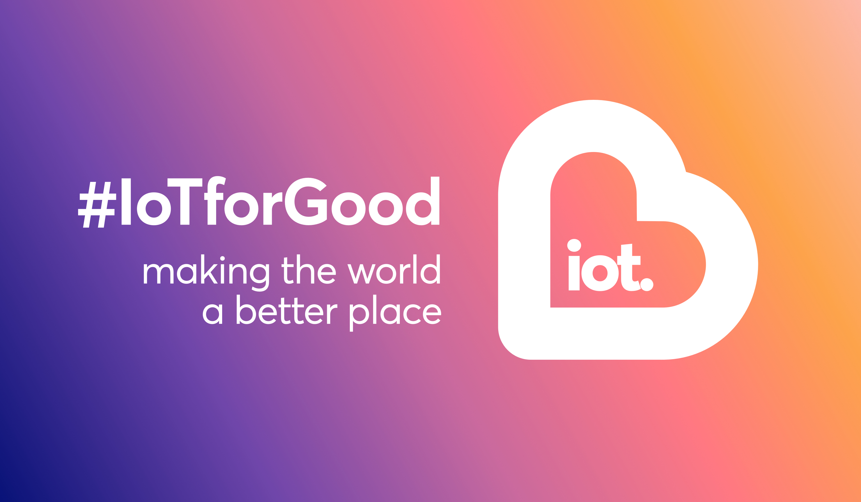 #IoTforGood Banner Image
